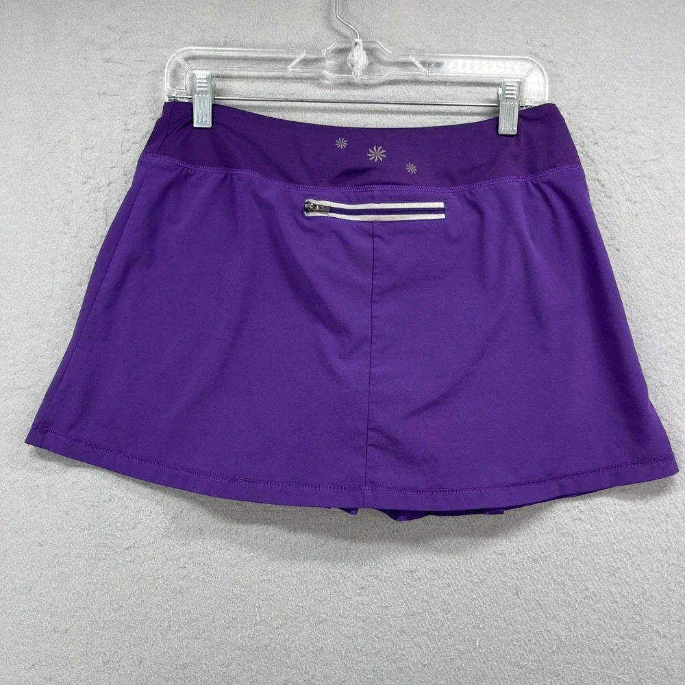 Athleta Skort Womens Small Purple Pleated Stretch Athletic Tennis Golf Skirt